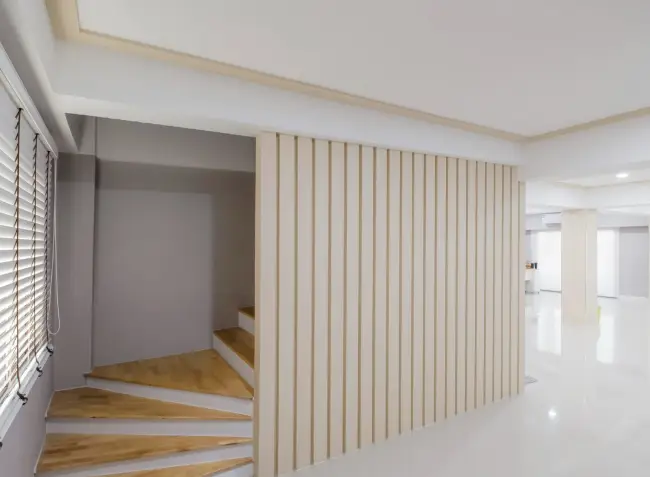 Partition wall works